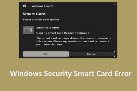 how to turn off windows security smart card|Windows 10 Smart Card Error .